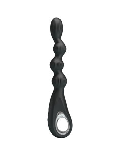 PRETTY LOVE - FEDERER ANAL VIBRATOR 12 VIBRATIONS BLACK