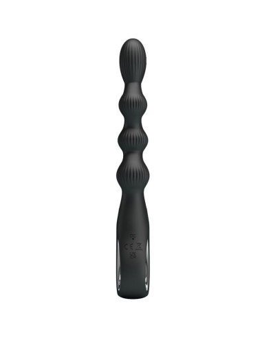 PRETTY LOVE - FEDERER ANALINIS VIBRATORIUS, 12 VIBRACIJOS, JUODA