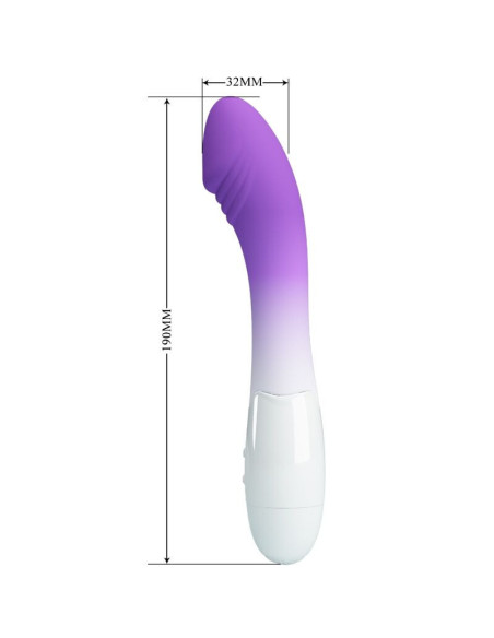 PRETTY LOVE - ELEMENTAL G-SPOT VIBRATORIUS 30 VIBRACIJOS PURPLE