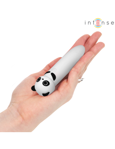 INTENSE - POH PANDA VIBRUOJANTI KULKA, ĮKRAUNAMAS USB, 10 X 2,2 CM