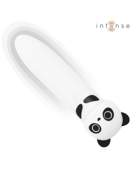 INTENSE - POH PANDA VIBRUOJANTI KULKA, ĮKRAUNAMAS USB, 10 X 2,2 CM