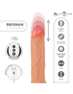 MR INTENSE - BROSNAN REALISTIC PENIS REMOTE CONTROL 22 CM -O- 4 CM 2