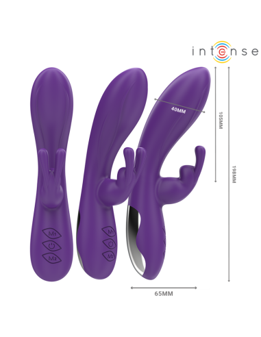 INTENSE - RANDALL RABBIT VIBRATOR 10 VIBRACIJŲ PURPURINIS