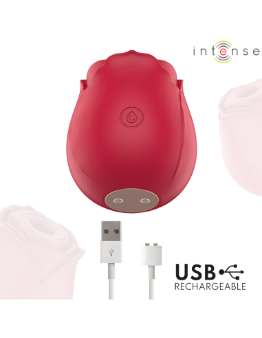INTENSE - CAMELLIA CLITORAL SUCTION ROSE BY WAVES BORDEAUX