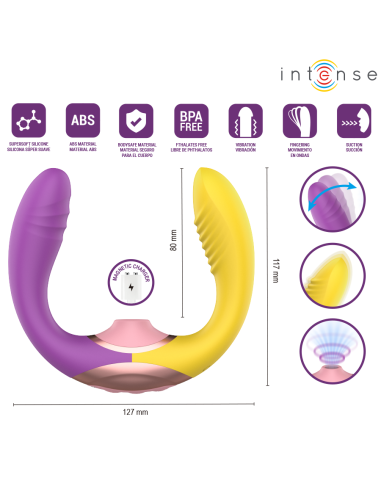 INTENSE - WILLOW 3-IN-1 SUCTION AND VIBRATION STIMULATOR