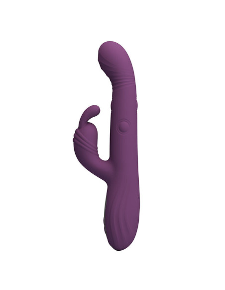 PRETTY LOVE - DEE MULTIFUNCTION RABBIT VIBRATOR OSCILLATING AND PERCUSSION PURPLE