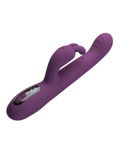 PRETTY LOVE - DEE MULTIFUNCTION RABBIT VIBRATOR OSCILLATING AND PERCUSSION PURPLE