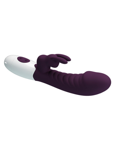 PRETTY LOVE - NAUGHTY BUNNY 30 FUNCTION RABBIT VIBRATOR PURPLE