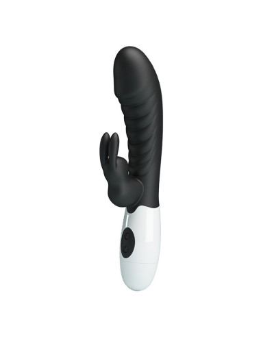 PRETTY LOVE - NAUGHTY BUNNY 30 FUNCTION RABBIT VIBRATOR BLACK