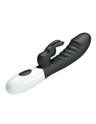 PRETTY LOVE - NAUGHTY BUNNY 30 FUNCTION RABBIT VIBRATOR BLACK