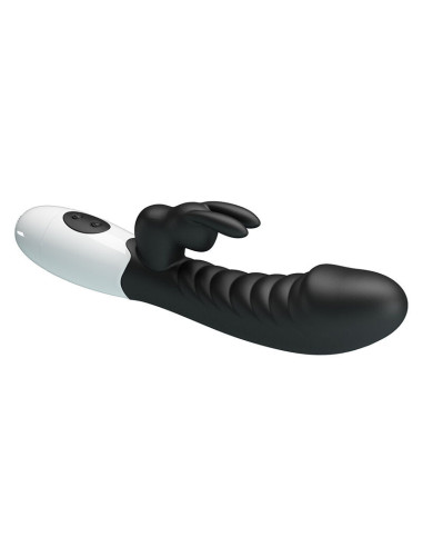 PRETTY LOVE - NAUGHTY BUNNY 30 FUNCTION RABBIT VIBRATOR BLACK