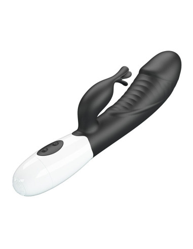 PRETTY LOVE - RASMUSSEN 30 FUNCTION RABBIT VIBRATOR BLACK