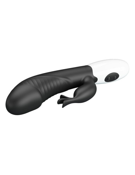 PRETTY LOVE - RASMUSSEN 30 FUNCTION RABBIT VIBRATOR BLACK