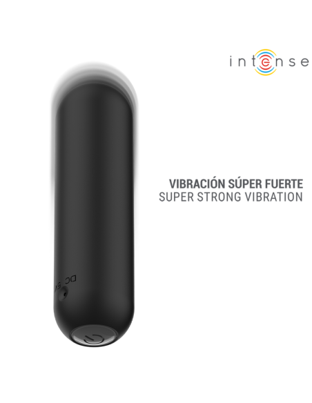 INTENSE - JUDY RECHARGEABLE VIBRATING BULLET WITH REMOTE CONTROL BLACK