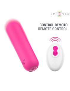 INTENSE - JUDY RECHARGEABLE VIBRATING BULLET WITH REMOTE CONTROL PINK 2