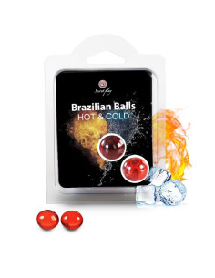 SECRETPLAY - BRAZILIAN BALLS HEAT and COLD EFFECT 2 UNITS