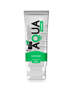 BIOAQUA - Lubrikantas, pagamintas iš natūralių ingredientų, vandens pagrindu, 50 ml