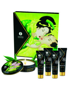 SHUNGA - SECRET GEISHA ekologiškos žaliosios arbatos rinkinys