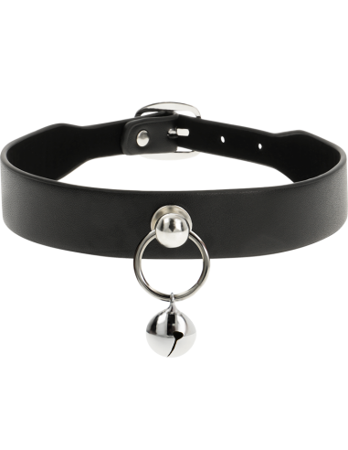 COQUETTE CHIC DESIRE - VEGAN LEATHER NECKLACE WOMAN ACCESSORY RATTLE-HOOP