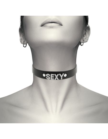 COQUETTE CHIC DESIRE - SEXY VEGAN LEATHER CHOKER