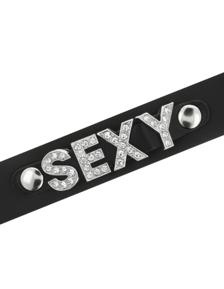 COQUETTE CHIC DESIRE - SEXY VEGAN LEATHER CHOKER
