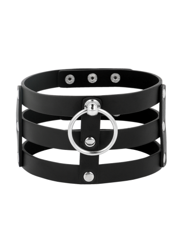COQUETTE CHIC DESIRE - FETISH STYLE VEGAN LEATHER CHOKER