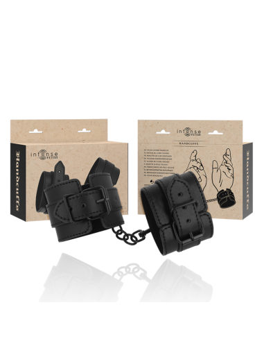 INTENSE - FETISH VEGAN LEATHER HANDCUFFS