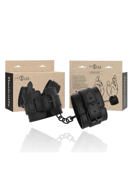 INTENSE - FETISH VEGAN LEATHER HANDCUFFS