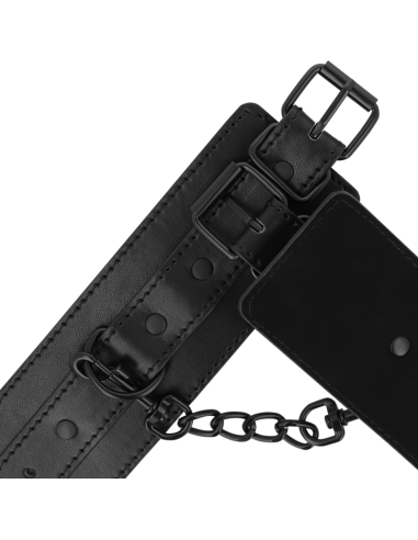 INTENSE - FETISH VEGAN LEATHER HANDCUFFS