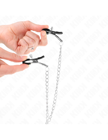 KINK - TRIPLE NIPPLE AND CLIT CLAMPS WITH CHAIN MODEL 0