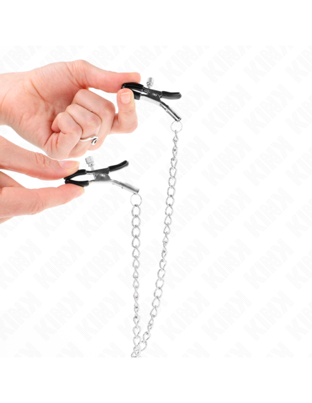 KINK - TRIPLE NIPPLE AND CLIT CLAMPS WITH CHAIN MODEL 0