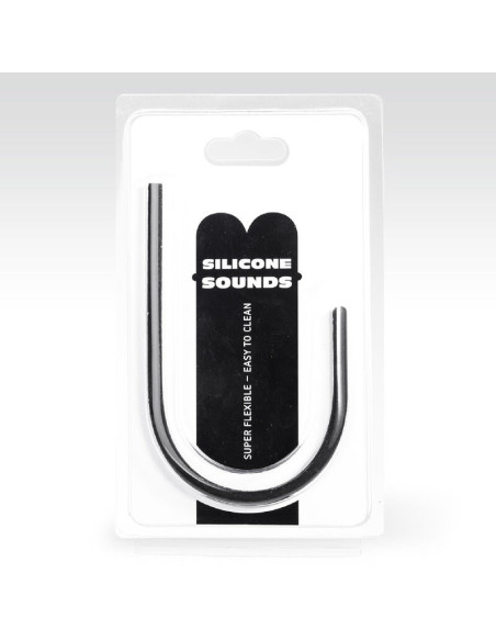 ALL BLACK - 8MM URETHRAL PROBE SILICONE
