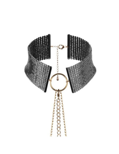 BIJOUX - DÉSIR MÉTALLIQUE BLACK METALLIC NECKLACE