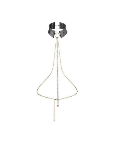 BIJOUX - DÉSIR MÉTALLIQUE BLACK METALLIC NECKLACE
