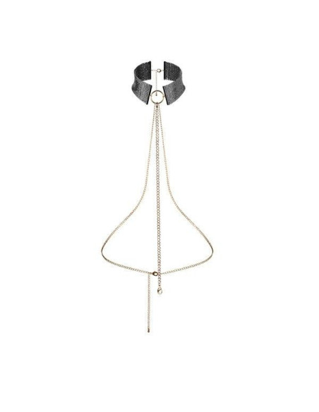 BIJOUX - DÉSIR MÉTALLIQUE BLACK METALLIC NECKLACE