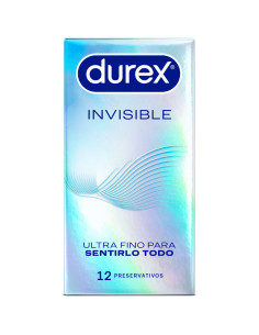 DUREX - ULTRA THIN INVISIBLE CONDOMS 12 UNITS