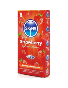 SKINS - BRAŠKIŲ PREMIUM PREZERVATYVŲ PAKUOTĖ, 8 vnt. 2