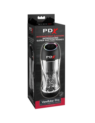 PDX ELITE - STROKER VIEWTUBE PRO VIBRUOJAMAS SKAIDRUS