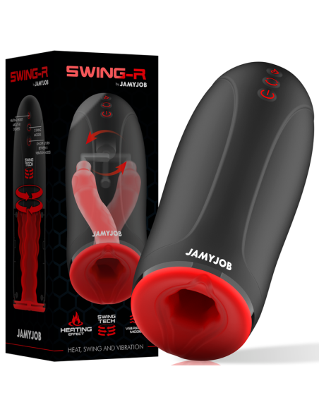 JAMYJOB - SWING-R ŠILDYMO EFEKTAS, SUVYNIŲ TECHNOLOGIJA IR VIBRACIJOS MASTURBATORIUS