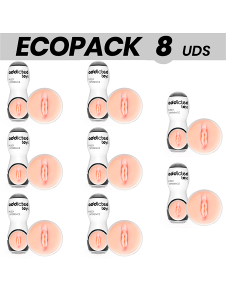 ECOPACK 8 VIENETAI - ADDICTED TOYS VAGINOS MASTURBATORIUS 2.0