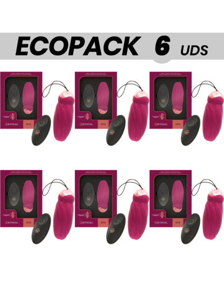 ECOPACK 6 UNITS - RITHUAL SITA EGG REMOTE CONTROL BEAD ROTATION VIBRATION