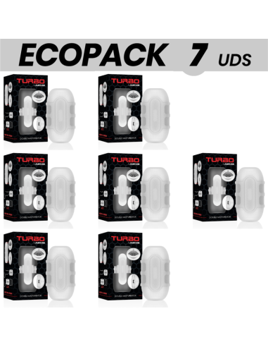 ECOPACK 7 UNITS - JAMYJOB TURBO DOUBLE MASTURBATOR