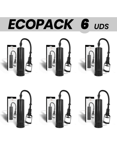 ECOPACK 6 VIENETAI - INTENSE PUMP JUODA VARPOS POMPUTĖ 01