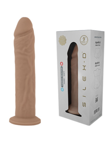 SILEXD - REALISTINIS VARPOS MODELIS 9 SKYSTAS SILIKONAS 22,8 CM