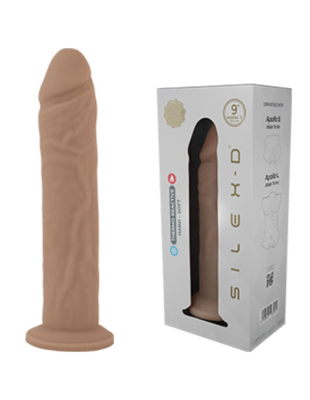 SILEXD - REALISTINIS VARPOS MODELIS 9 SKYSTAS SILIKONAS 22,8 CM