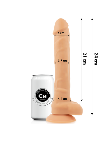 COCK MILLER - SILIKONINIO TANKIO ARTIKULIARIAI FORMUOJAMAS COCKSIL 24 CM