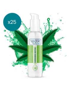 WATERFEEL - Kanapių lubrikantas 150 ml, 25 vnt. pakuotė