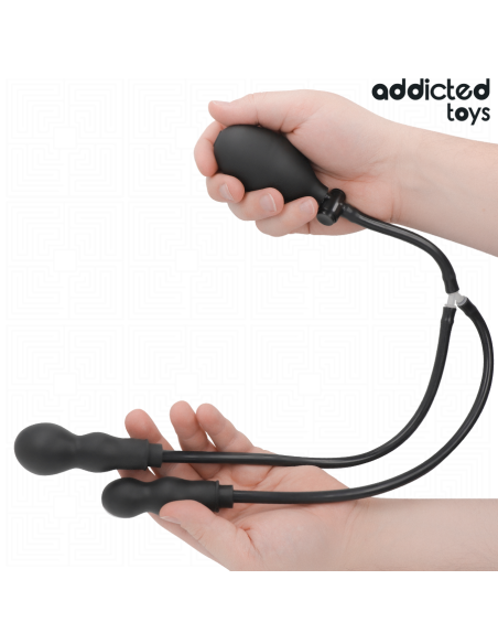 ADDICTED TOYS - INFLATABLE DOUBLE BUTT PLUG MODEL 3
