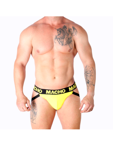 MACHO - MX25A JOCK LYCRA YELLOW S