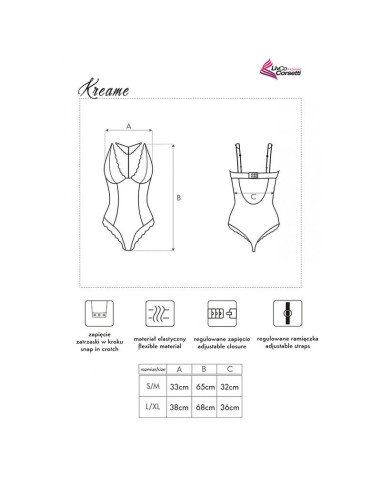 LIVCO CORSETTI FASHION - KREAME LC 90546 BODY BLACK